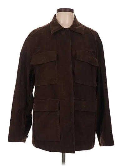 Pre-owned Unbranded Coat In Brown