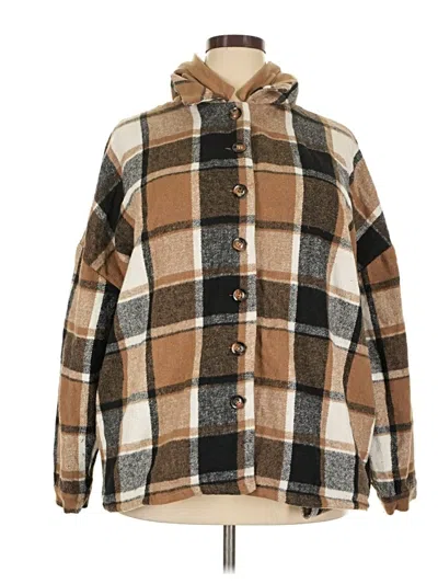 Pre-owned Unbranded Coat In Brown