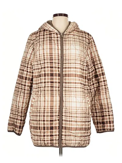 Pre-owned Unbranded Coat In Brown