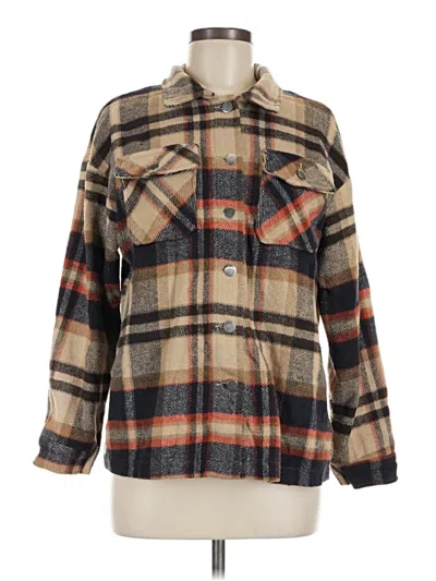 Pre-owned Unbranded Coat In Brown