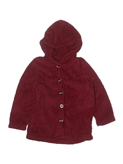 Pre-owned Unbranded Kids' Coat In Burgundy