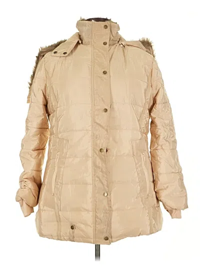 Pre-owned Unbranded Coat In Gold