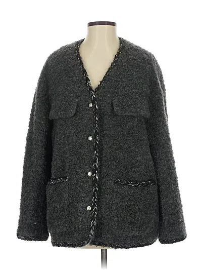 Pre-owned Unbranded Coat In Gray