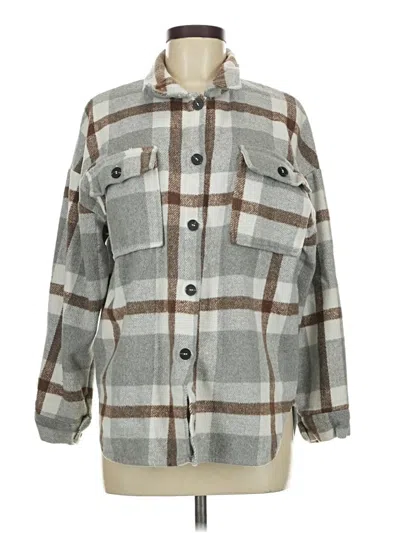 Pre-owned Unbranded Coat In Gray