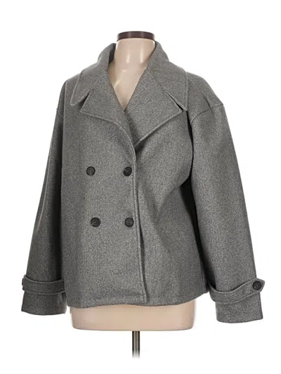 Pre-owned Unbranded Coat In Gray