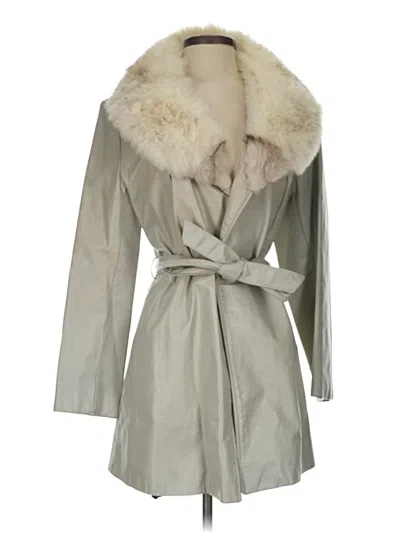 Pre-owned Unbranded Coat In Gray