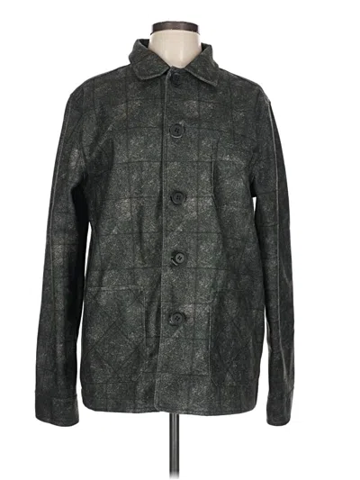 Pre-owned Unbranded Coat In Gray
