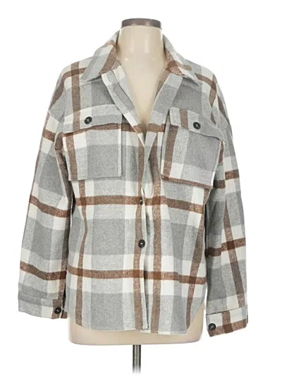 Pre-owned Unbranded Coat In Gray