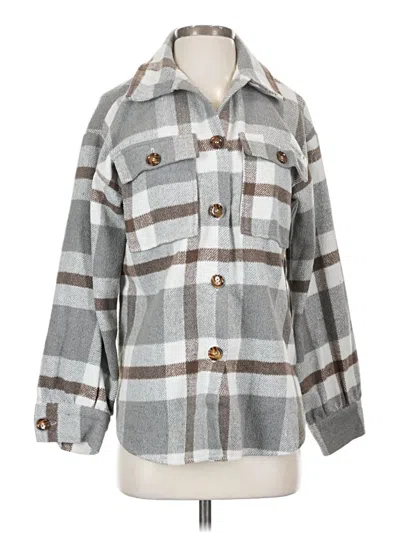 Pre-owned Unbranded Coat In Gray