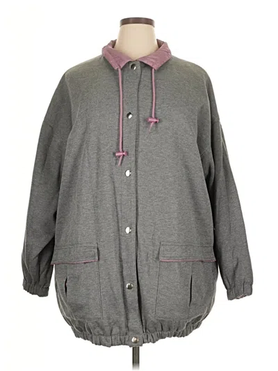 Pre-owned Unbranded Coat In Gray