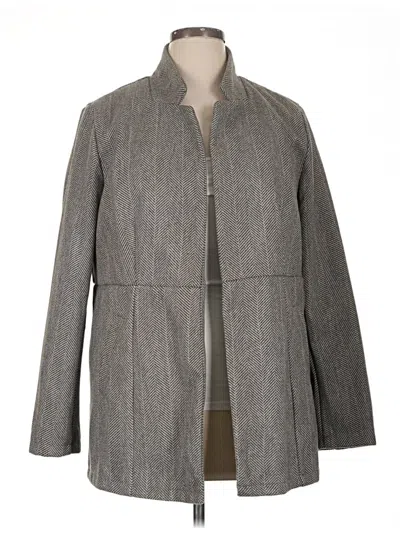 Pre-owned Unbranded Coat In Gray
