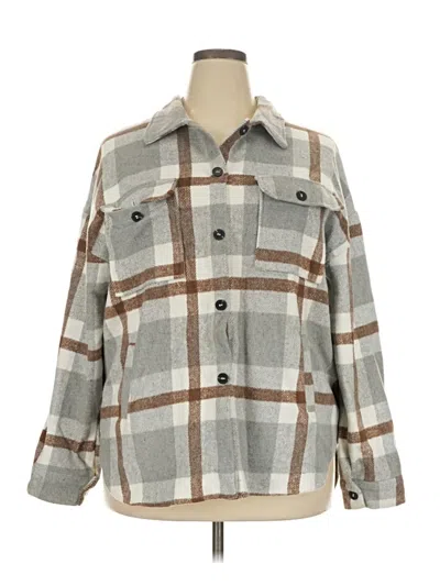 Pre-owned Unbranded Coat In Gray