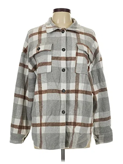 Pre-owned Unbranded Coat In Gray