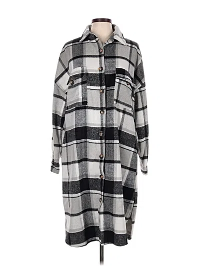 Pre-owned Unbranded Coat In Gray