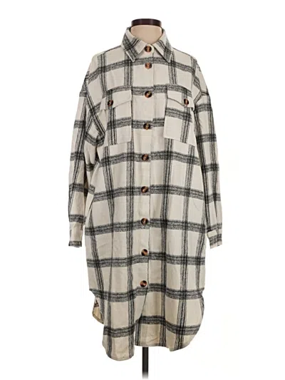 Pre-owned Unbranded Coat In Gray