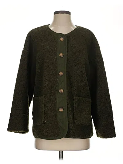 Pre-owned Unbranded Coat In Green
