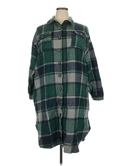 Pre-owned Unbranded Coat In Green