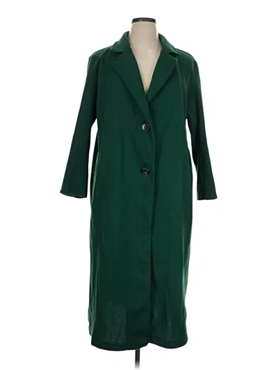 Pre-owned Unbranded Coat In Green
