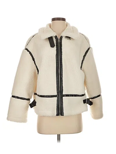 Pre-owned Unbranded Coat In Ivory