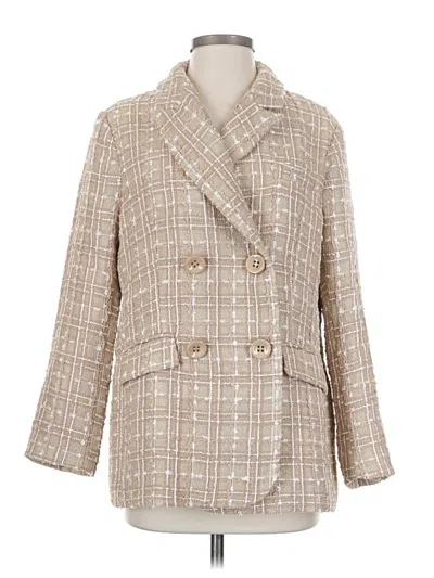 Pre-owned Unbranded Coat In Ivory