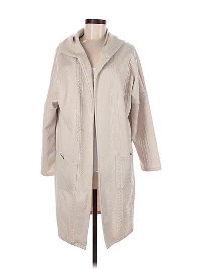 Pre-owned Unbranded Coat In Ivory
