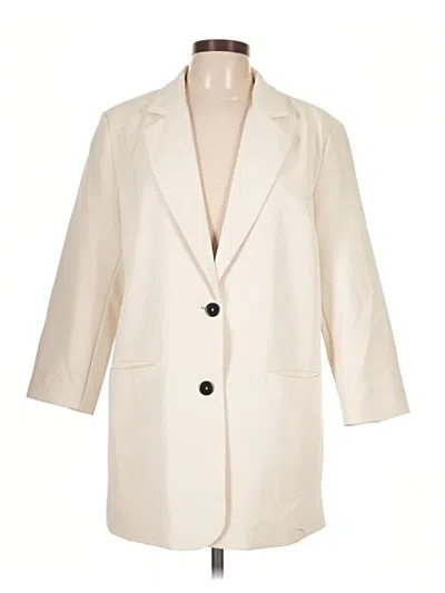 Pre-owned Unbranded Coat In Ivory