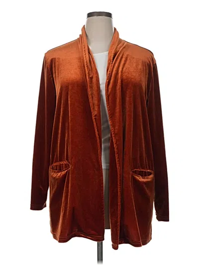 Pre-owned Unbranded Coat In Orange