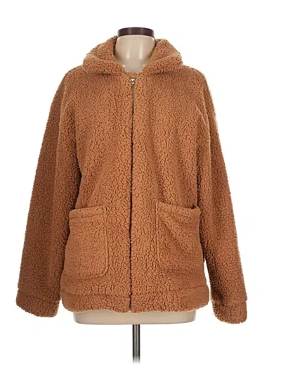 Pre-owned Unbranded Coat In Orange