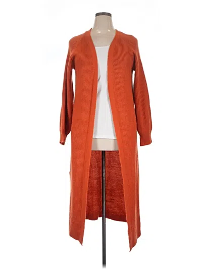Pre-owned Unbranded Coat In Orange