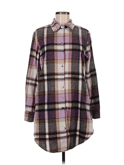 Pre-owned Unbranded Coat In Purple