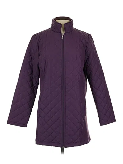 Pre-owned Unbranded Coat In Purple