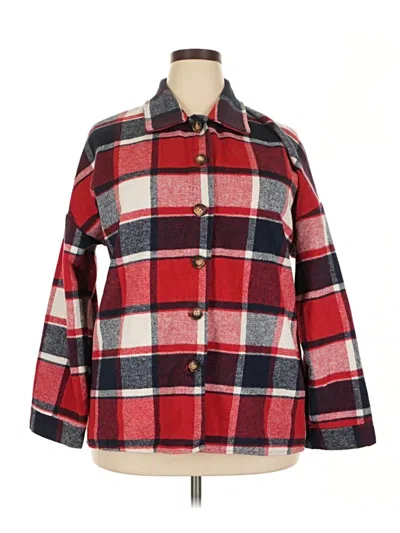 Pre-owned Unbranded Coat In Red