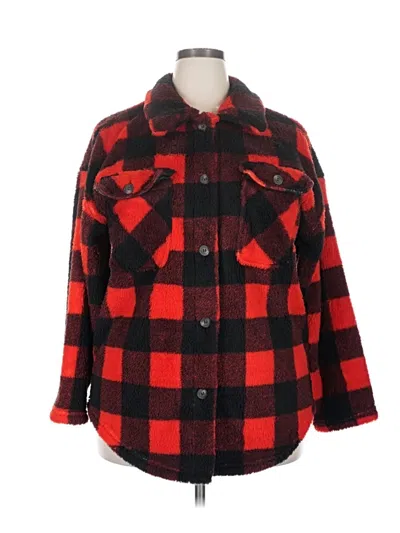Pre-owned Unbranded Coat In Red