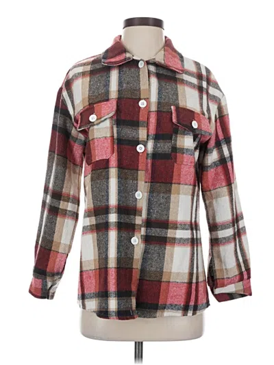 Pre-owned Unbranded Coat In Red
