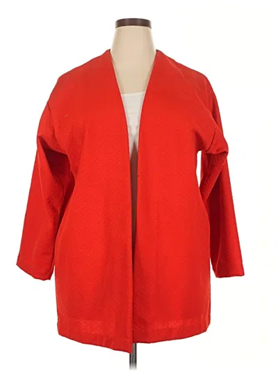 Pre-owned Unbranded Coat In Red