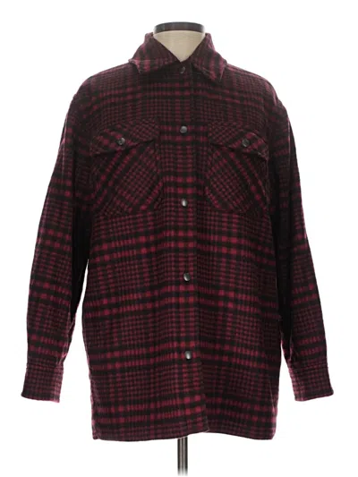 Pre-owned Unbranded Coat In Red