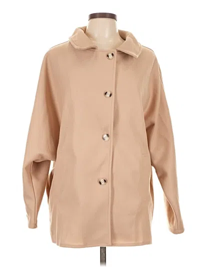 Pre-owned Unbranded Coat In Tan