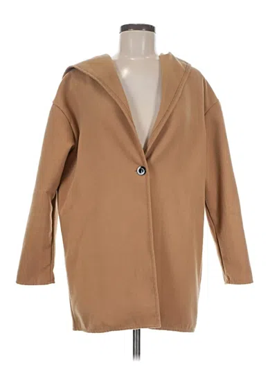 Pre-owned Unbranded Coat In Tan