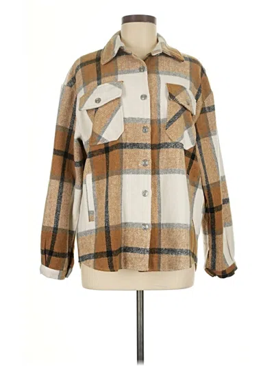 Pre-owned Unbranded Coat In Tan