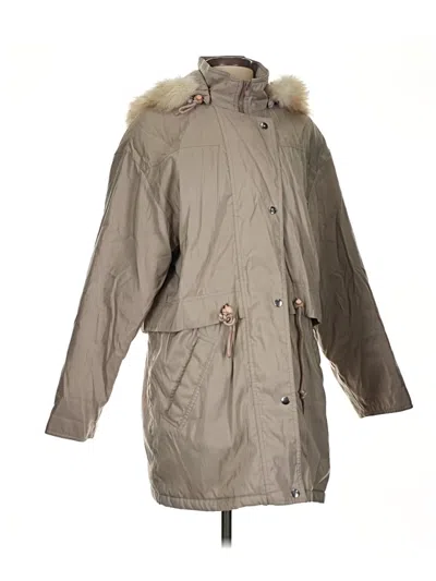 Pre-owned Unbranded Coat In Tan