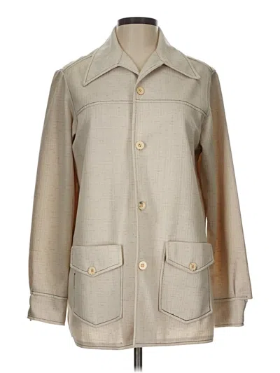 Pre-owned Unbranded Coat In Tan