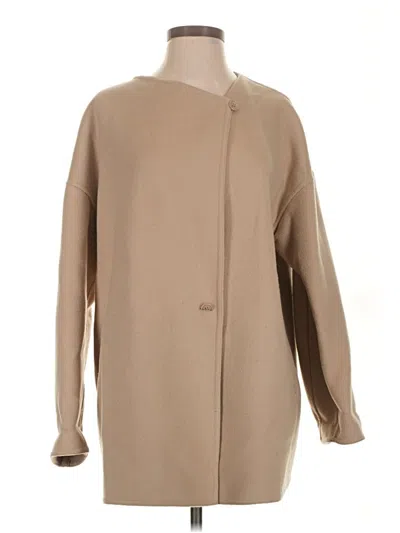 Pre-owned Unbranded Coat In Tan