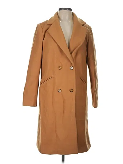 Pre-owned Unbranded Coat In Tan