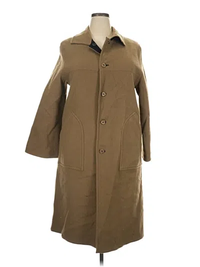 Pre-owned Unbranded Coat In Tan