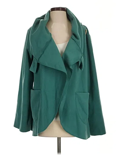 Pre-owned Unbranded Coat In Teal