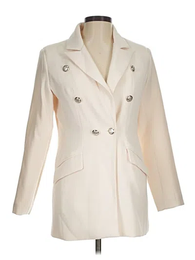 Pre-owned Unbranded Coat In White