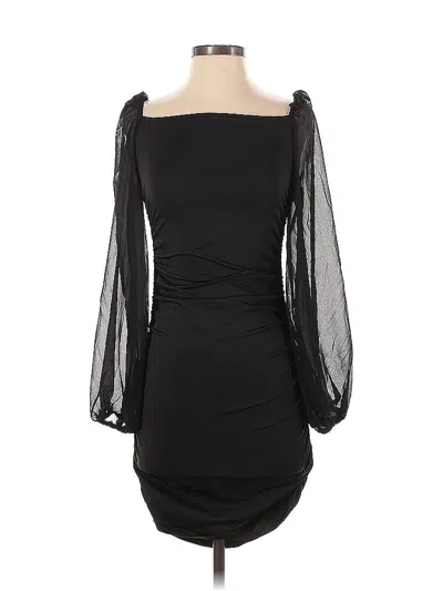 Pre-owned Unbranded Cocktail Dress In Black