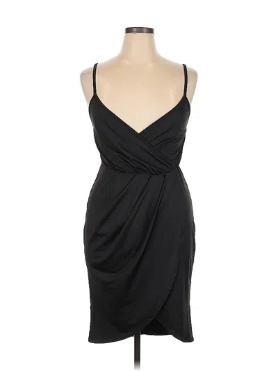 Pre-owned Unbranded Cocktail Dress In Black