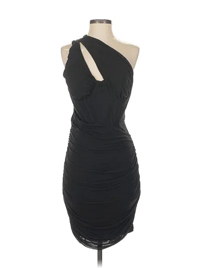 Pre-owned Unbranded Cocktail Dress In Black