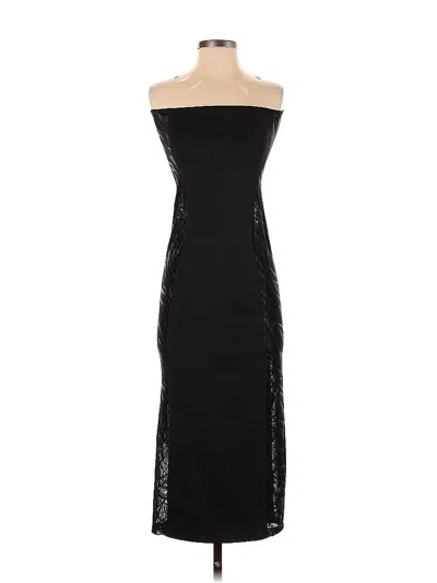 Pre-owned Unbranded Cocktail Dress In Black